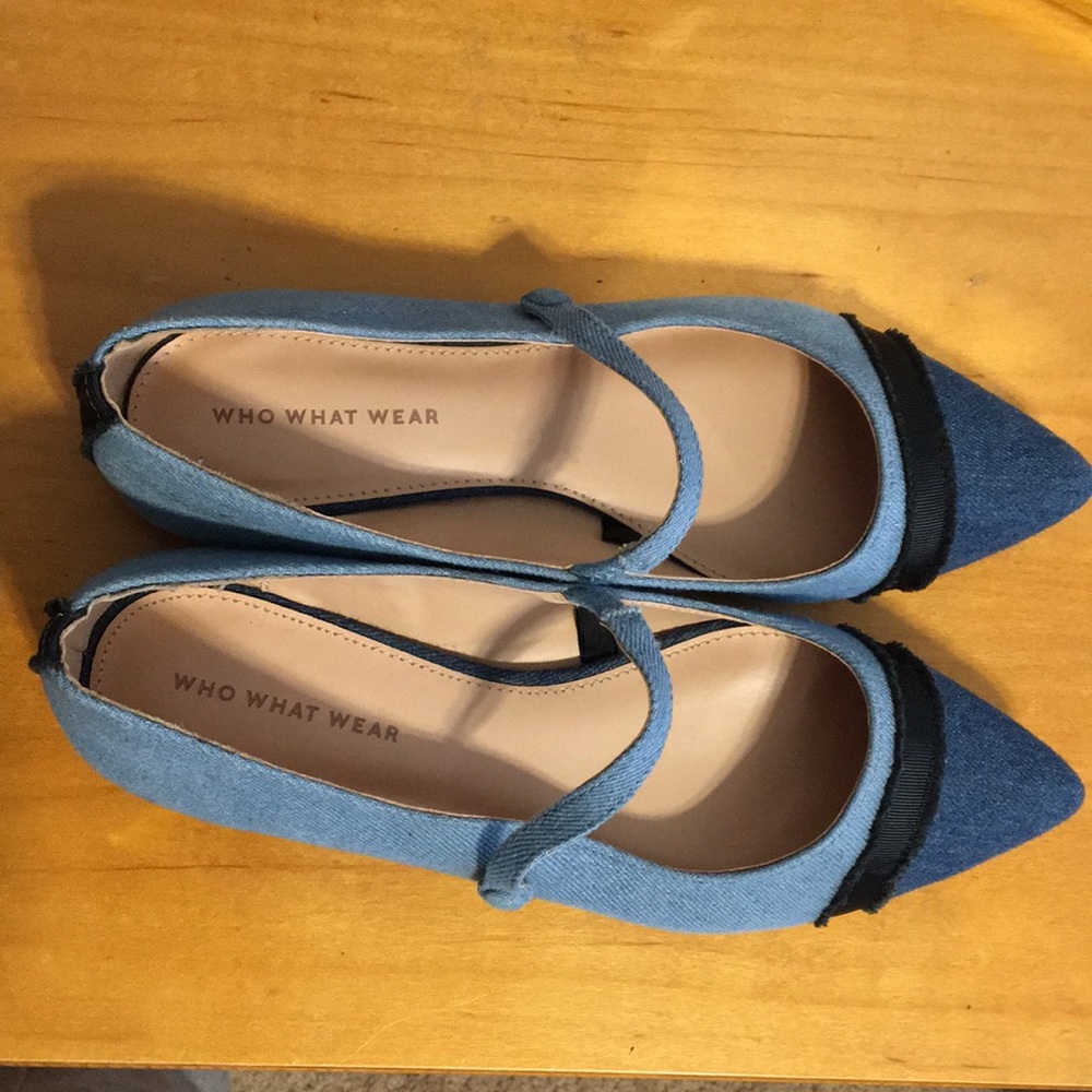 Blue flats